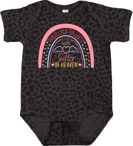 inktastic Handpicked for Earth By My Sister in Heaven- Rainbow Baby Bodysuit in Kuwait