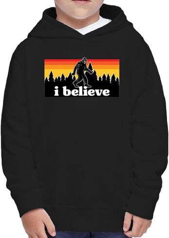 قميص I Believe المضحك بتصميم Bigfoot Sasquatch Conspiracy للمشي لمسافات طويلة في الهواء الطلق وثقافة البوب ​​للأطفال الرضع والشباب in Saudi Arabia