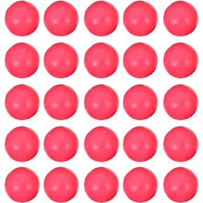 Baluue 50pcs Plastic Abacus Spacer Beads Colorful Round Loose Beads Counting Balls Children Counting Toy School Probability Balls Diameter 1. 5cm Red