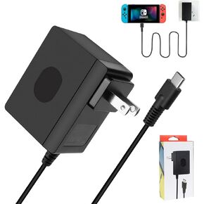 10Ft Charger for Nintendo Switch and Switch Lite and Switch OLED, Support Nintendo Switch TV Dock Mode AC Power Supply Adapter, 10FT Type C Charger Cable for Switch. Output 15V2.6A Fast Charge Switch