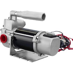 Groz 45534 12V DC Electric Diesel Pump Only, Drum Mount, complete with Nozzle Hangar, Suction Pipe, Bung Nut, Delivery Hose, Auto Fuel Control Nozzle, Hose Barbs & Battery Cable