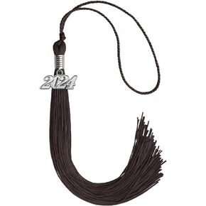 Endea Graduation Single Color Tassel with Silver Date Drop (Antique Gold, 2024)
