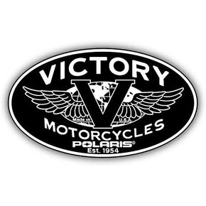 valstick Victory Motorcycles Polaris Logo ar Bumper Sticker Decal