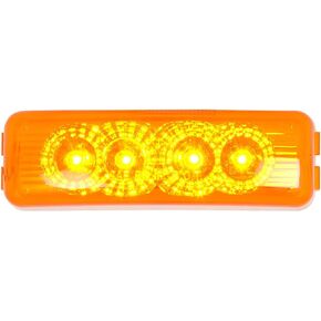 GG Grand General 77960 Amber/Amber LED Light (Rectangle Spyder 4 Lens)