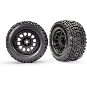 XRT,X-MAXX, BELTED TIRES,WHEELS