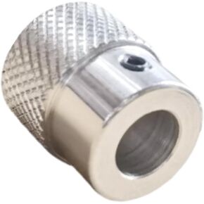 CHANCS Aluminium Alloy Handwheel 20mm(51/64") OD (5/16") Bore 8mm Knurling Handwheel for Slide Displacement Platform Handle