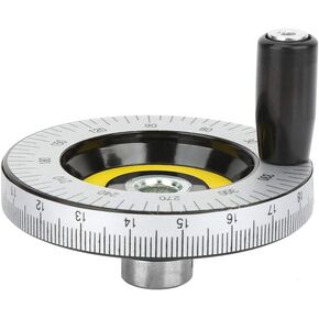 Garosa Milling Hand Wheel 10 * 80mm Round Handwheel Wheel Hand Crank Revolving Handle Wheel Solid Hand Wheel Scale Handwheel Machinery Accessory for Lathe Milling Machine Grinders