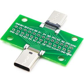 Type-C Female USB 3.1 Test PCB Board Adapter Type C 24P 2.54mm Connector Socket for Data Line Wire Cable Transfer in Kuwait