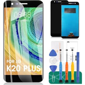 Screen Replacement LG VS501-Display LCD for LG K20 Plus LCD K10 2017 M250 MP260 TP260 Touch Screen Digitizer Glass Sensor Assembly Kit,SRJTEK Repair Parts,Include Tempered Glass