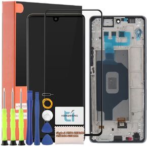6.8 inches for LG Stylo 6 Q730 Q730AM Q730TM Q730NM Screen Replacement for LG Stylo 6 LCD Display Touch Screen Digitizer Assembly with Repair Tools(Black with Frame)