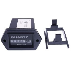 ZTUOAUMA Hour Meter Rectangular 12V-36V DC for Boats Trucks Tractors Loaders and Agricultural Machinery Water Pumps Generators Compressors and Diesel Outboard Engines