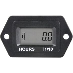 Runleader Digital Hour Meter Kits,AC/DC 5V to 277V, Hours Accumulate for Garden Tractor Generator Compressor ATV Outboard Motor Golf Cart Forklift Snowblower.