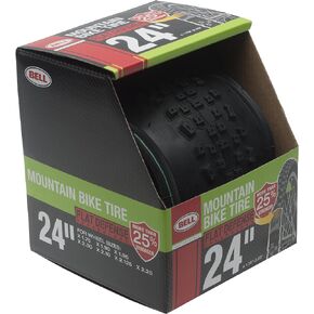 BELL 7091038 Flat Defense Mountain Bike Tire, 24" x 1.95", Black, Replaces Sizes : 1.75"-2.125"