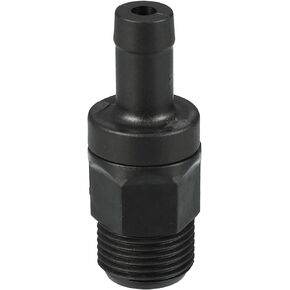 A ABSOPRO PCV Valve Grommet Exhaust Positive Crankcase Ventilation Fittings No.0K30E13890 for Kia Rio 2001-2005 Black