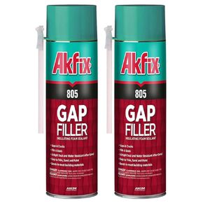 Akfix 892 Black Spray Foam Sealant (1x12 Oz.) - UV Resistant Spray Foam Insulation, Waterproof, Polyurethane Expanding Foam, Ideal for RV, Pond, Waterfall and Landscape Applications | 12 Oz. 1 Pack