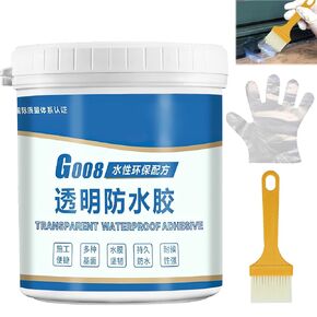 Invisible Waterproof Agent,Cap Cut Waterproof Glue G008,Transparent Waterproof Coating,Waterproof Anti-Leakage Agent,Insulation Sealant Clear Super Strong Adhesive Seal Waterproof Coating(350G)
