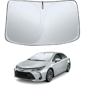 Sze Windshield Sunshade for Audi Q5 2018-2023 2024 Retractable Front Window Sun Shade Foldable UV Reflector Sun Visor Insulation Sun Protection