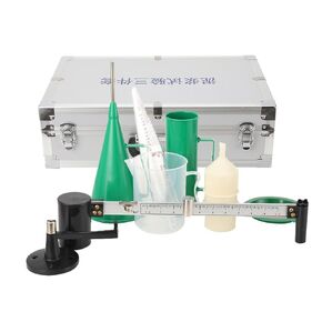 EODSAD Slurry Test Kit, Mud Hydrometer, Mud Viscometer, Marsh Funnel and Viscosity Cup Mud Tester Slurry Test Kit Sand Content Kit Mud Tester Viscosimeter Sand Content Meter Kit