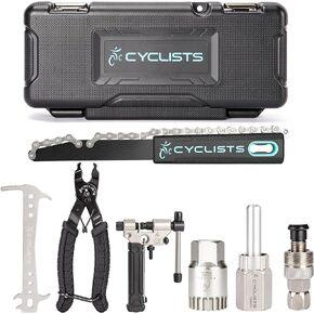 7 Piece Bike Tool Kit - Bike Tools Maintenance Repair Kit - Mountain/Road Bike Bicycle Repair Tool Kit With Storage Case