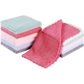 Slick- Baby Washcloths, 10"x10", 12 Pack, Colorful Wash Clothes for Baby, Washcloths Baby, Kids Washcloths, Soft Washcloths, Newborn Washcloth, Soft Baby Washcloths, Baby Face Cloths, Infant Washcloth