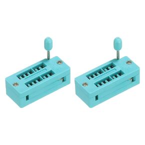 PATIKIL Universal IC Test ZIF Socket 20 Pin 2.54mm Pitch for Microcontroller, Chip, Breadboard, Program IC's, 2 Pack