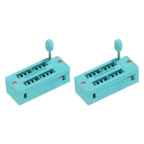 PATIKIL Universal IC Test ZIF Socket 20 Pin 2.54mm Pitch for Microcontroller, Chip, Breadboard, Program IC's, 2 Pack