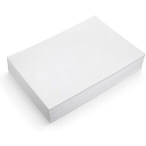 Premium Weight 32lb Bond White 5" x 7" Sheets - Note Paper Memo Sheets (100 Sheets)