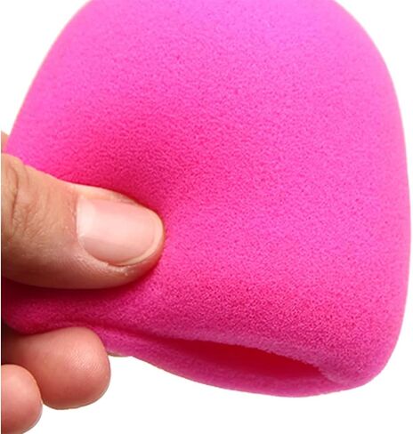 6 PCS Pink Thicken Ball-Type Sponge Foam Mic Cover Handheld Microphone Windscreen Shield Protection Micro Foam Filter for KTV Broadcasting in Kuwait