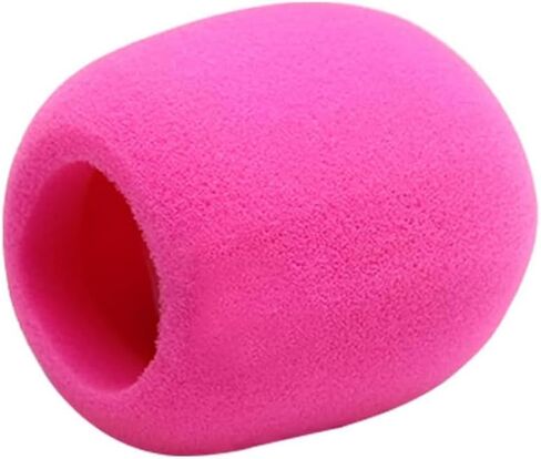 6 PCS Pink Thicken Ball-Type Sponge Foam Mic Cover Handheld Microphone Windscreen Shield Protection Micro Foam Filter for KTV Broadcasting in Kuwait