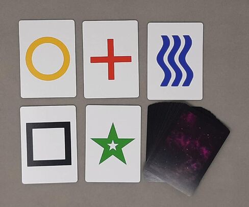 Low Cost Sales Online 1PK H02C Casino Quality Poker Size Zener Style UNMARKED ESP Testing Cards not Magic Trick in Kuwait