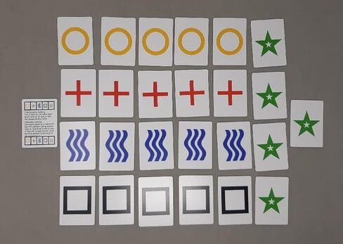 Low Cost Sales Online 1PK H02C Casino Quality Poker Size Zener Style UNMARKED ESP Testing Cards not Magic Trick in Kuwait