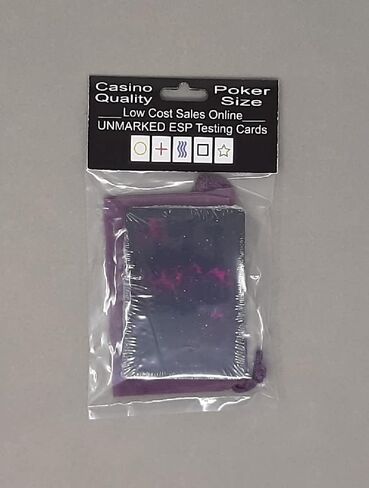 Low Cost Sales Online 1PK H02C Casino Quality Poker Size Zener Style UNMARKED ESP Testing Cards not Magic Trick in Kuwait