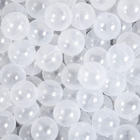 كرات Realhaha باللون البيج لحفرة الكرات، كرات بلاستيكية ملونة خالية من البيسفينول A، كرات لعب الأطفال in Kuwait