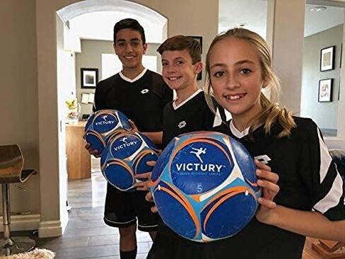 Ollyball VICTURY Sz 5 Soccer Ball and Training Video System for Playing Soccer in The House in Kuwait