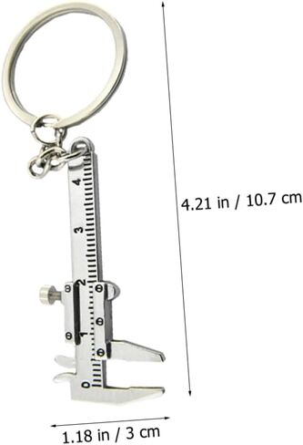 WRITWAA 5pcs Vernier Caliper Buckle Keychain for Keys Backpack Keychain Car Gifts Keychain for Backpacks Caliper in Saudi Arabia