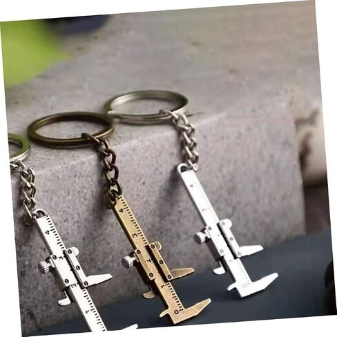 WRITWAA 5pcs Vernier Caliper Buckle Keychain for Keys Backpack Keychain Car Gifts Keychain for Backpacks Caliper in Saudi Arabia