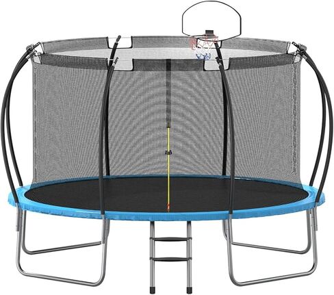 Trampoline 12 FT with Basketball Hoop ASTM Approved in Kuwait