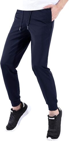 Ancient Star Mens Hiking Joggers Sweatpants Light Breathable Quick Dry Running Sports Pants with Zipper Pockets in Kuwait