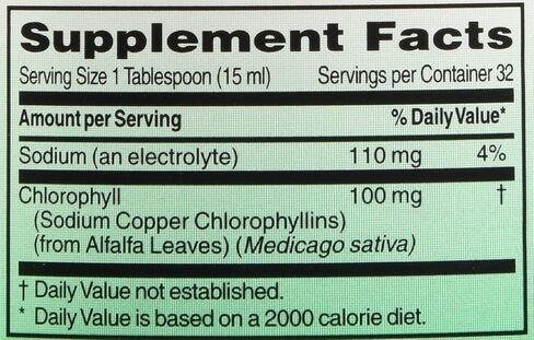 سوائل مكملة للكلوروفيل من Azeko Organics، 100 مجم، 16 أونصة سائلة (عبوة من قطعة واحدة) in Saudi Arabia