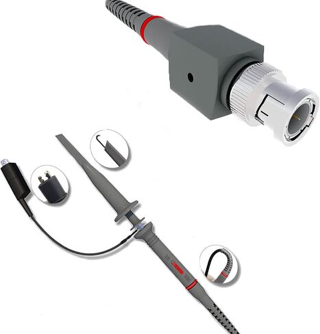 1 Pc P6100 Oscilloscope Probe, Universal Oscilloscope Clip Probes 100MHz 150-300V 1X 10X in Saudi Arabia