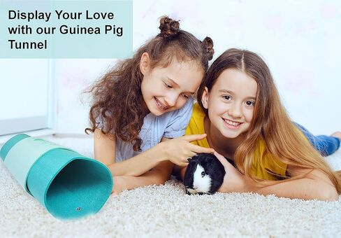 أنفاق وأنابيب خنزير غينيا كونكولا | إكسسوارات خنزير غينيا مصنوعة من اللباد | مخبأ لاستخدامه في القفص الداخلي في موطن خنزير غينيا. أنا أحب بيت خنزير غينيا in Kuwait