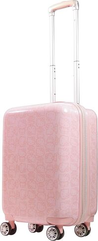 FUL Hello Kitty 21 Inch Carry On Luggage, Printed Hardshell Rolling Suitcase with Spinner Wheels, Pink in Saudi Arabia