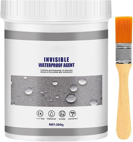 Invisible Waterproof Agent, Waterproof Rubber Seal, No Pounding Brick Leakage, Super Strong Adhesive Seal Coating 10.5Fl Oz (300ml) in Kuwait