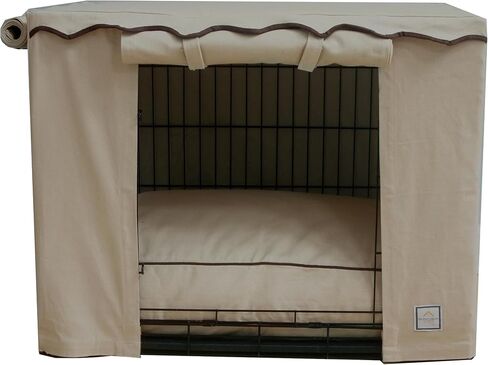 BowhausNYC Stone Beige Crate Cover, Tan/Brown in Saudi Arabia