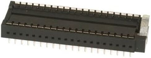 Aries 40-526-10 Connector ZIF Socket, 40 Pin, Low-Pro, Solder Straight Thru-Hole, 8.38 mm H x 57.15 mm L in Saudi Arabia