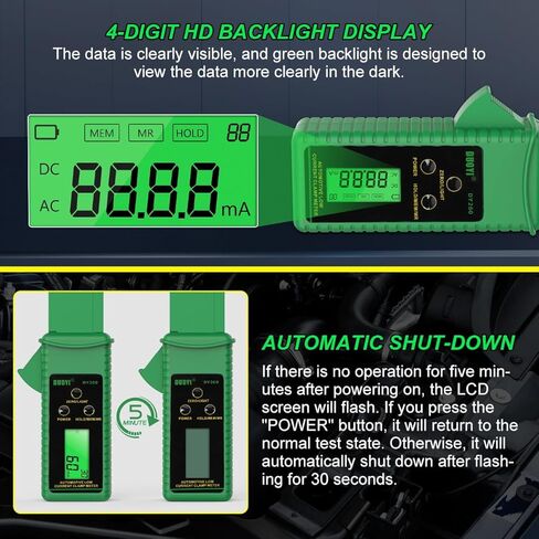 DUOYI المشبك متر التيار المتناوب/تيار مستمر أمبير متر قياس عدم الاتصال الرقمي المشبك متر التيار المتناوب/تيار مستمر التبديل التلقائي المشبك على أمبير متر السيارات تتراوح تيار مستمر أمبير المشبك متر in Kuwait