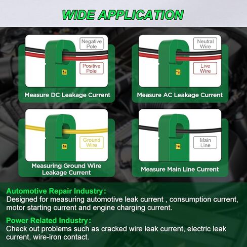 DUOYI المشبك متر التيار المتناوب/تيار مستمر أمبير متر قياس عدم الاتصال الرقمي المشبك متر التيار المتناوب/تيار مستمر التبديل التلقائي المشبك على أمبير متر السيارات تتراوح تيار مستمر أمبير المشبك متر in Kuwait