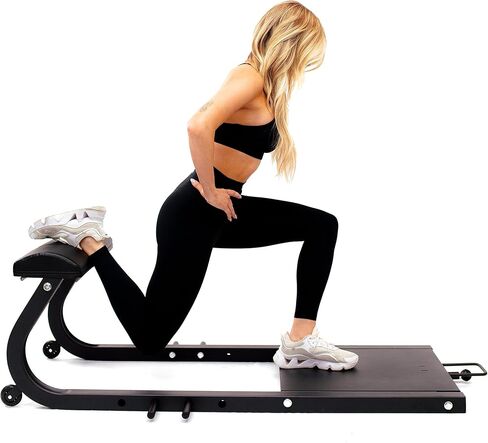 آلة 4KOR Fitness Peach Pro Glute مع لوحة مائلة مدمجة قابلة للتعديل لتعزيز عزل وتنشيط Glute in Kuwait