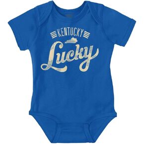 Brisco Brands Vintage Kentucky Lucky State Pride Baby Romper Boys or Girls in Saudi Arabia