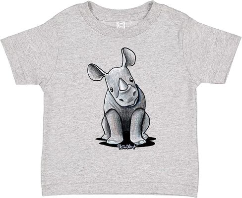 تي شيرت للأطفال الصغار من Inktastic Curious Rhinos - KiniArt in Kuwait